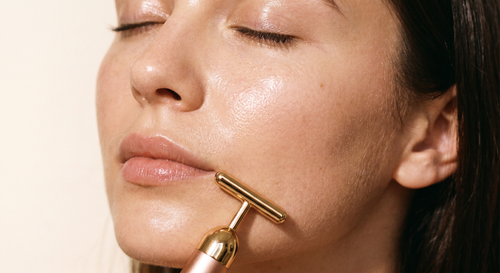 24K Gold Face Roller — Sculpt and De-Puff