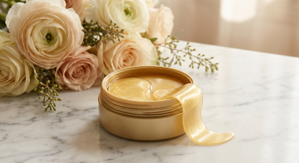 24K Gold Collagen Under-Eye Patches — Anti-Wrinkle Eye Mask