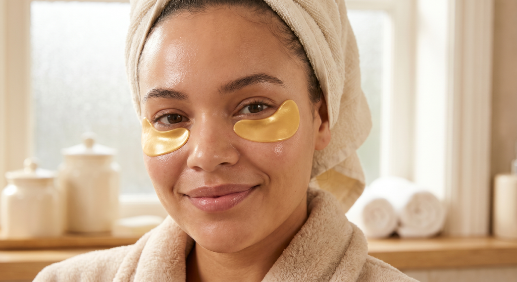 24K Gold Collagen Under-Eye Patches — Anti-Wrinkle Eye Mask