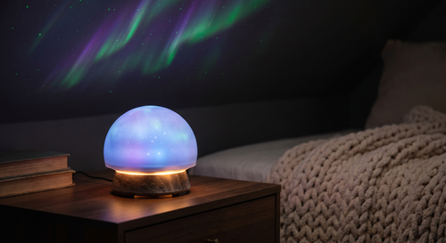 Aurora Galaxy Projector with Bluetooth Speaker — Star Night Light